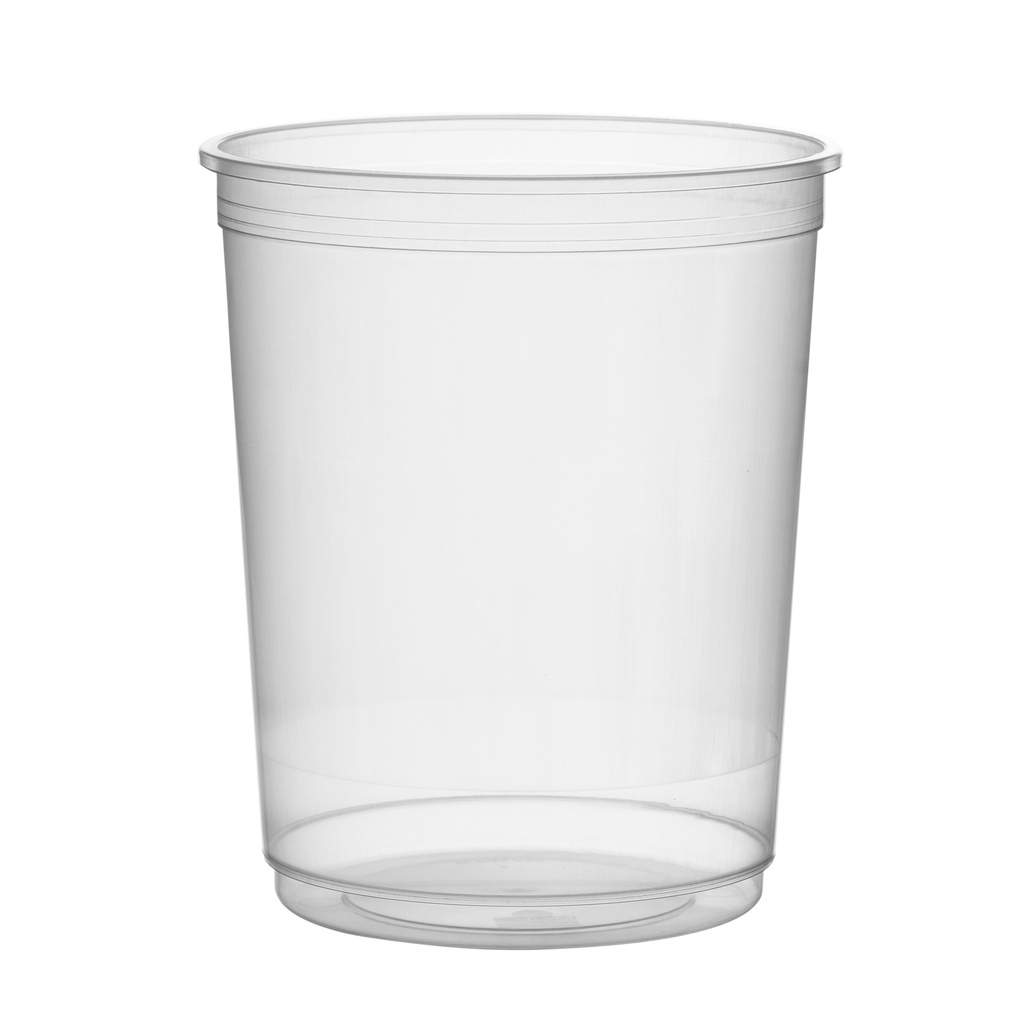 [CPD1000PL] Potjes "DECA" Rond PP Doorzichtig 1000cc 255st