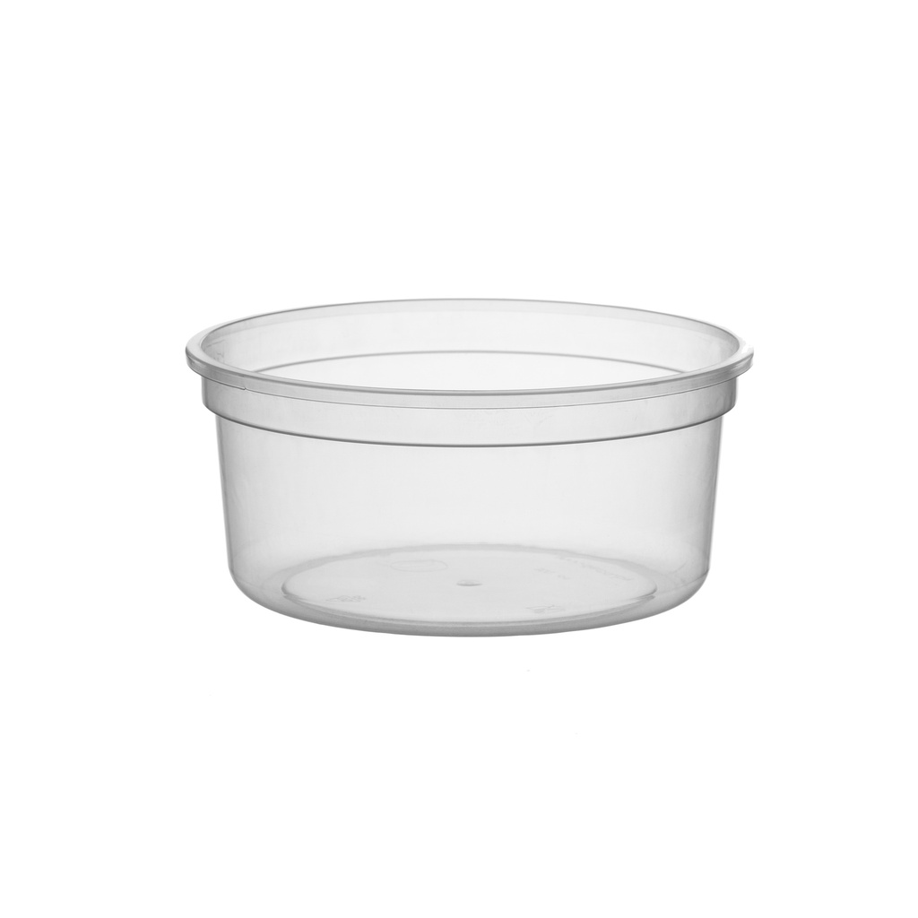 Potjes "DECA" Rond PP Doorzichtig 350cc 504st