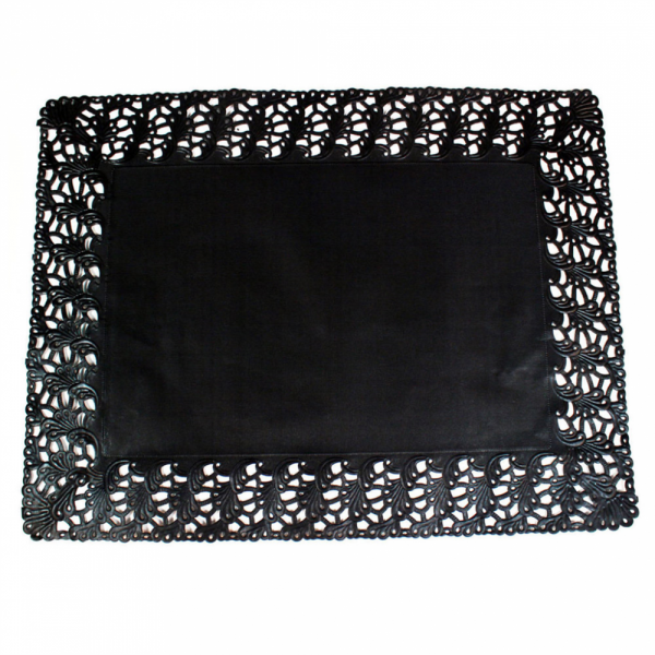 Dentelle Rectangle 30x40cm Noir 250pcs