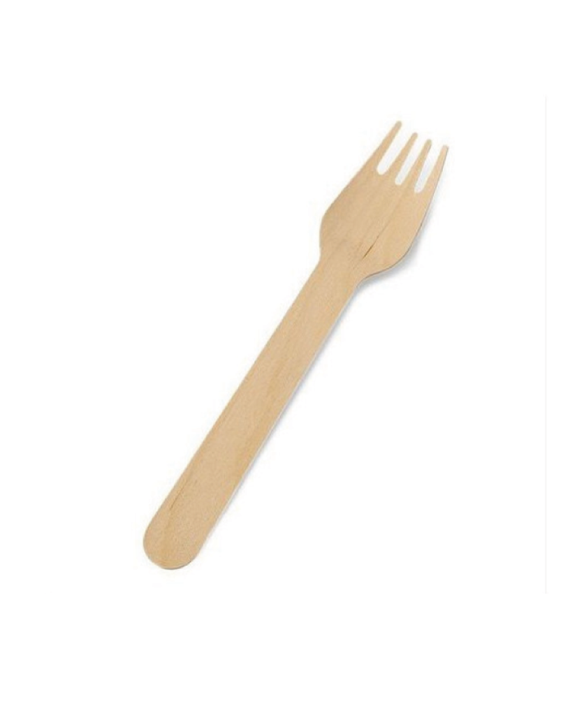 [CPF16BOIS] Fourchettes Bois Naturel 16cm 100pcs