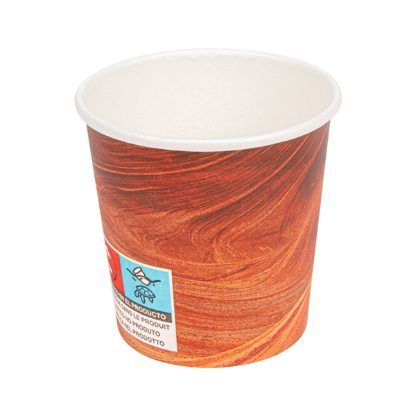 Koffiebekers 120ml/4oz "Logo" 50st