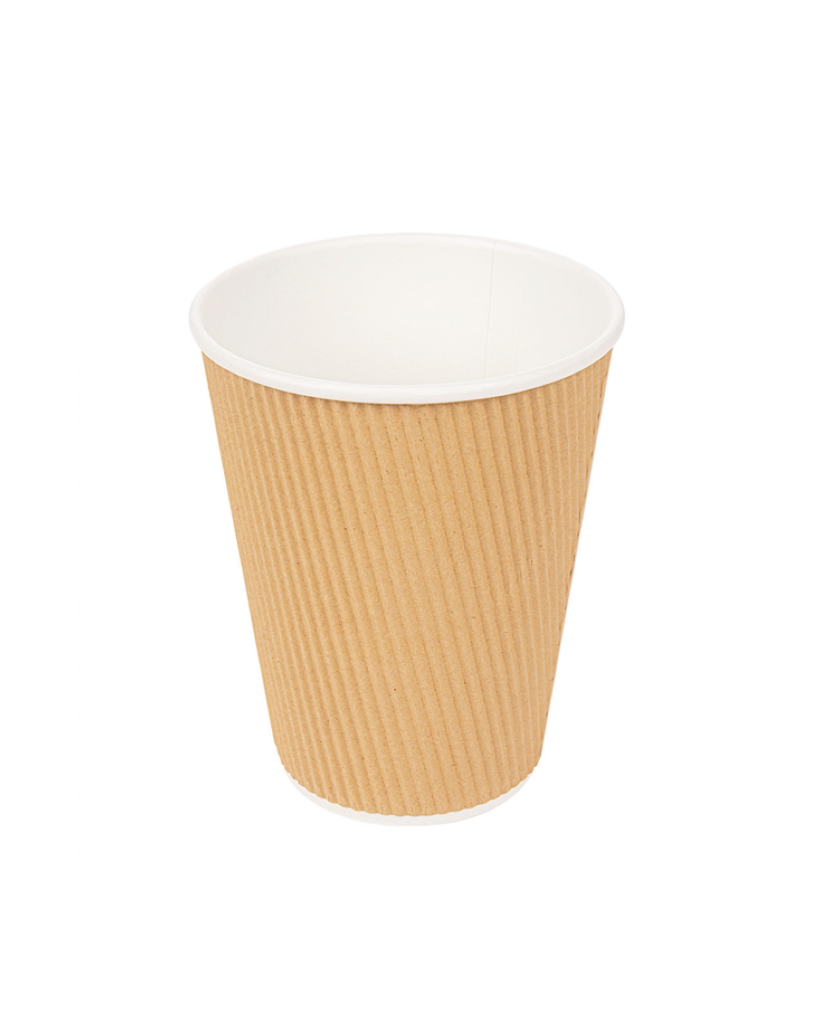 Koffiebekers Bruin "RIPLEY" 360ml/12oz 25st