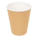 Gobelets Café Brun "RIPLEY" 360ml/12oz 25pcs