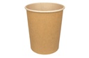 Gobelets Café Carton Brun 120ml/4oz 50pcs