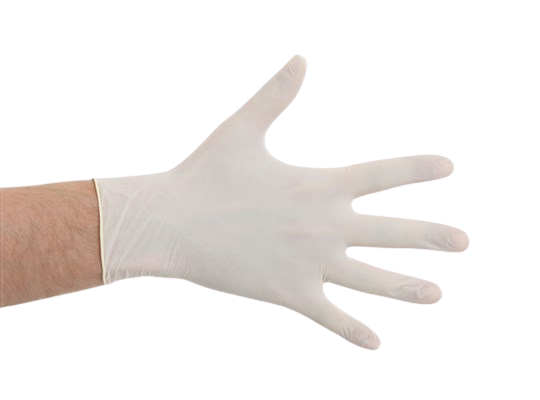[CPGLLPL] Latex Handschoenen L  MET poeder 100st