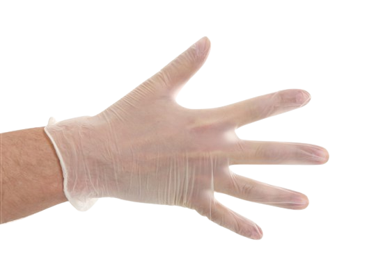 [CPGVLPL] Gants Vinyle L Transparent non-poudré 100pcs