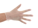 Gants Vinyle M Transparent non-poudré 100pcs