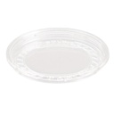 Couvercle Pots Ronds Transparent "SOLO" 50pcs