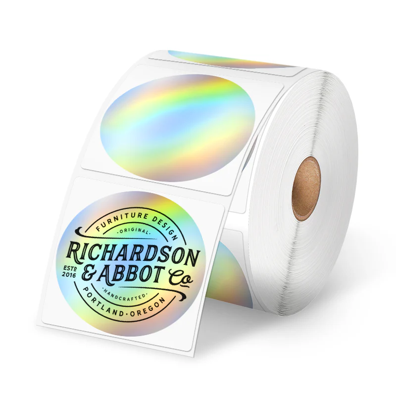 [CPETIROARG5] Etiquetten Silver voor Thermische Printer Ø5cm 400st