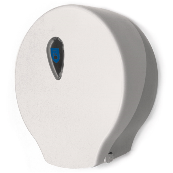 [16208] Distributeur papier toilette  "Maxi Jumbo" BLANC 30x12.5x37cm 1pc