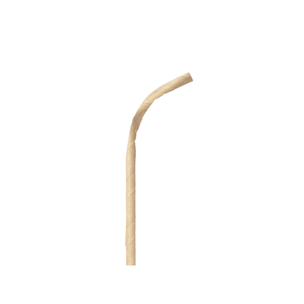 [CPPLK0621PAP] Flexibele kraft rietjes Ø0,6×21 cm  100 stuks