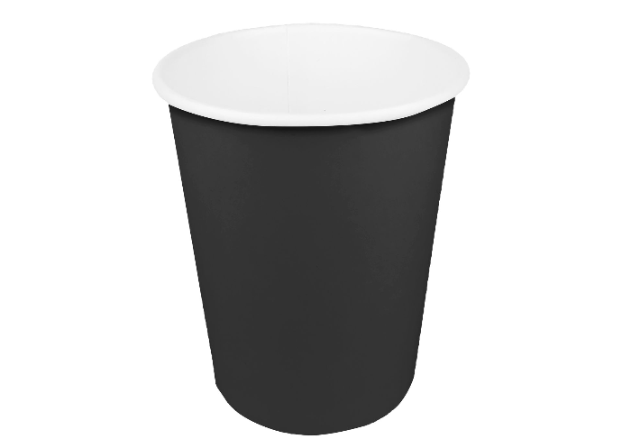 [CPGCN25PAP] Koffiebekers Karton Zwart 240ml/8oz Ø80mm 50st