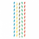 [CPPL8PAP] Pailles Papier Ø0,8x23,5cm Multicolore 100pcs