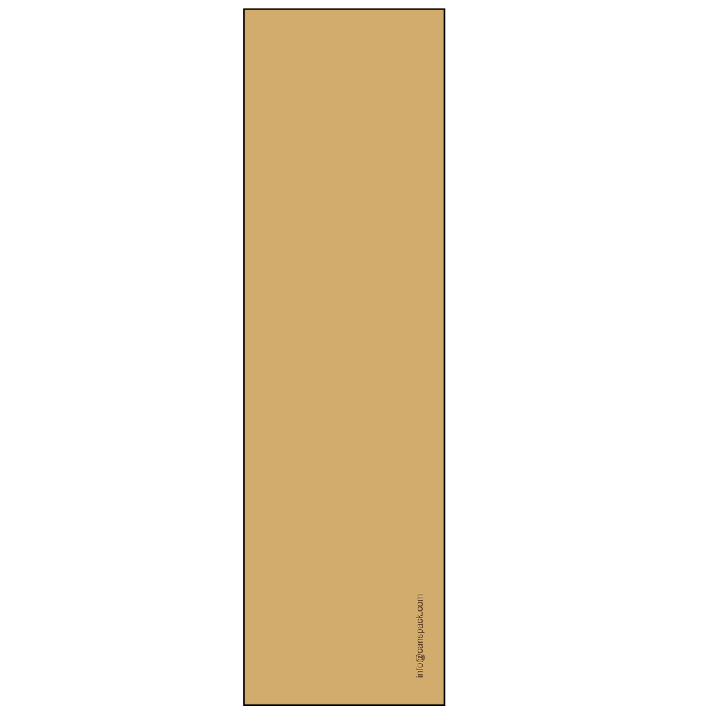 [CPSA40CPPAP] Zakjes Sandwich Bruin Geparafineerd 12x40cm 1000st