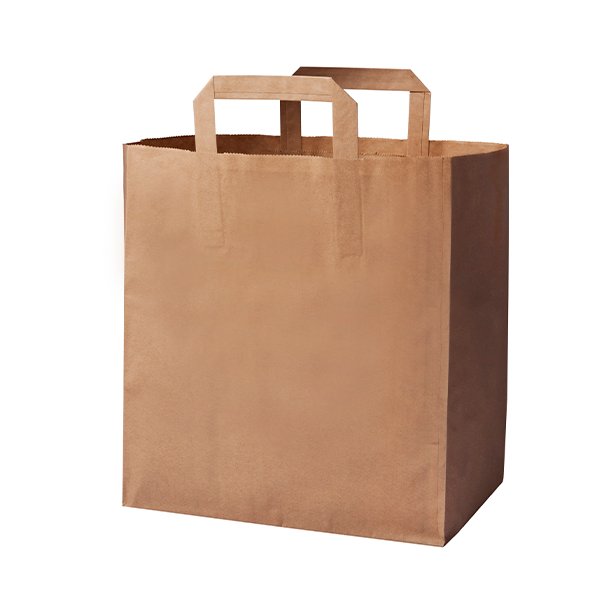 Zakken Kraft Bruin26x14x33cm 350st