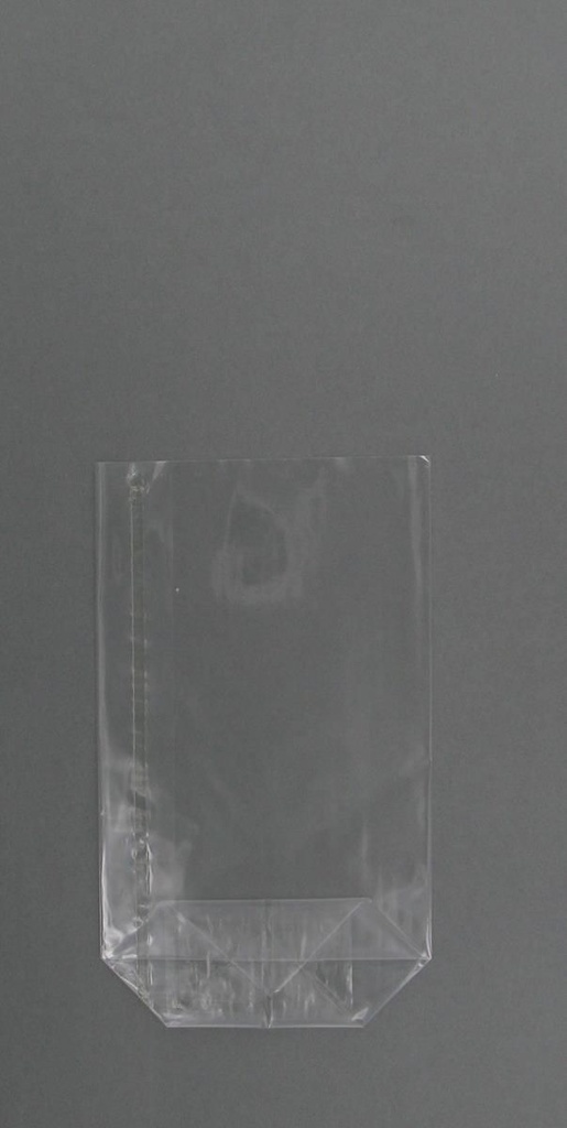 Zakjes Polypropyleen 30my Gekruiste bodem 115x190mm 100st