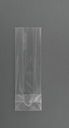 Zakjes Polypropyleen 40my Vierkante bodem 80+50x250mm 50st