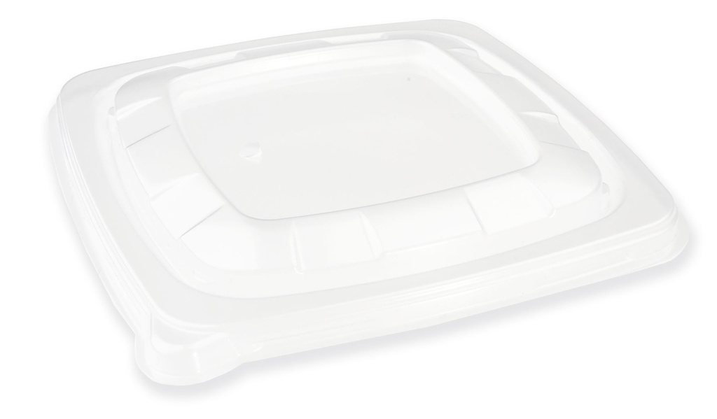 [CPSCECO750PAP] Deksel Eco Container Bagasse "Sabert" 18x18cm 100pcs