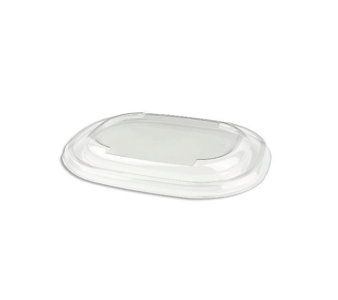 [CPSCECOOVPAP] Deksels Doorzichtig Eco Containers Ovaal 50st