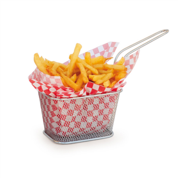 Mini friteuse "ARTINOX" 10x10x7,5cm argenté inox 1pcs