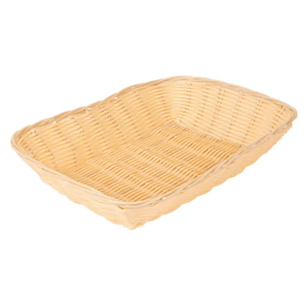 [CPANORC30PP] Rechthoekige Rieten Mand PP  30x22x7cm 1st