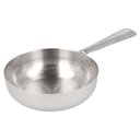 Mini poêle "ARTINOX" Ø11,5x3,5cm argenté inox 1pcs