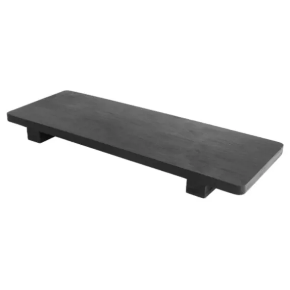 Plateau sushi "BAMBOO" 30x11x2,5cm noir 1pcs