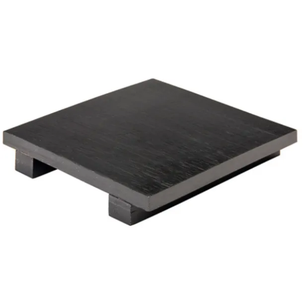 [CPPLN15BOIS] Sushi Plateau "BAMBOO" 15x15x2,5cm Zwart 1st