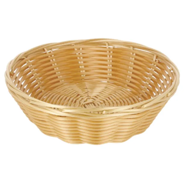 Panier rond osier Ø 18x5cm PP 1pcs