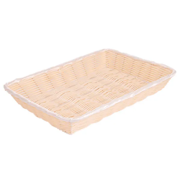[CPPANORC36PP] Panier rectangulaire osier 36x25x7,5cm PP 1pcs