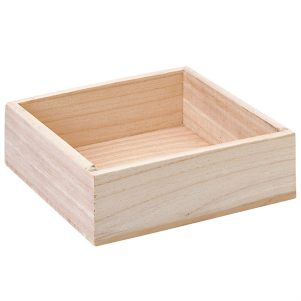 [CPBARQ16BOIS] Bakje “WOOD” 16x15x5 cm Hout 1st