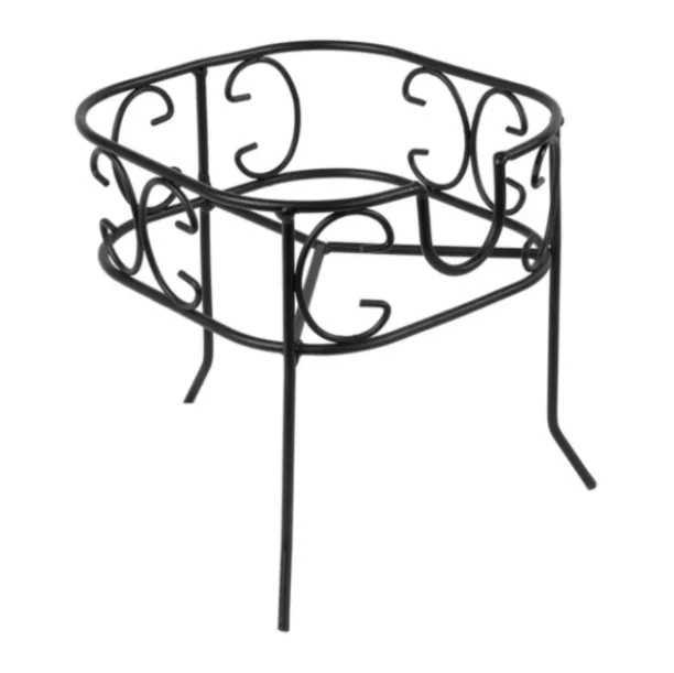 [CPPDDIS4DIV] Piédestal pour distributeur 4L 16,5x16,5x16,4cm Noir Metal 1pcs