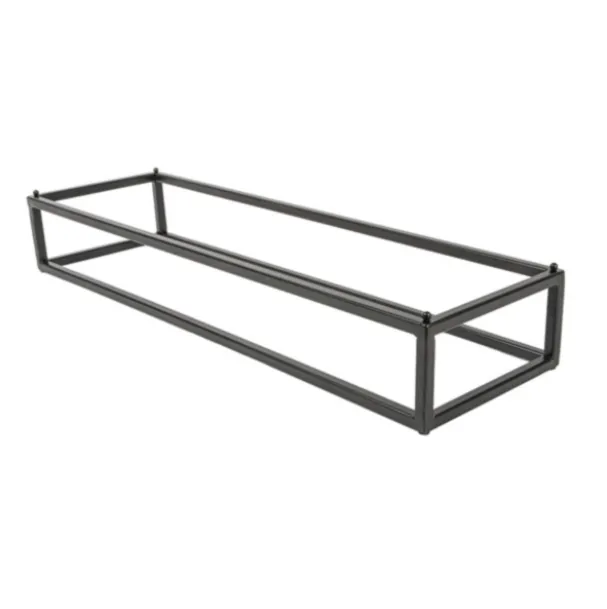 Support "ASAMI WARE" 53x16,2x8cm Noir Métal 1pcs