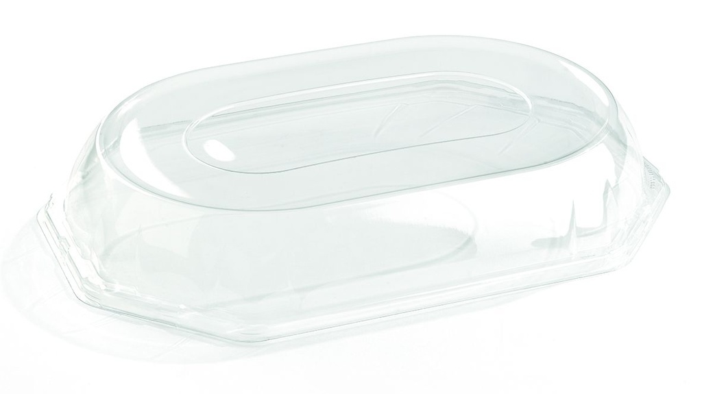 Couvercle Plateaux Noir Octogonal 45cm 10pcs