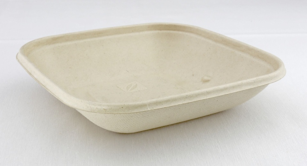 [CPSECOSQL5PAP] Eco Container Bagasse Vierkant L 500ml 50st