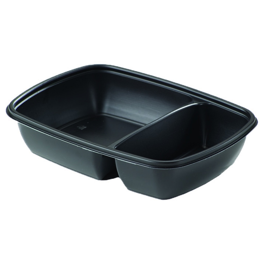 Container Sabert FASTPAC Rectangle 2 Compartiments 900ml 75pcs