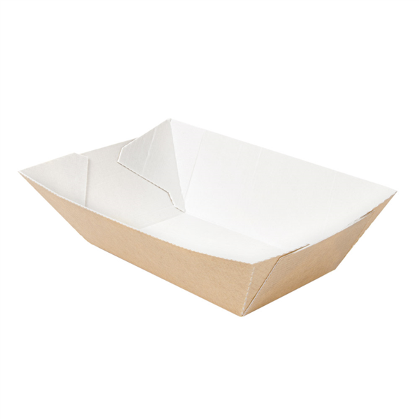 [CPBARQ240PAP] Barquette Carton Kraft 240gr "THEPACK" 8,5x5x4cm 200pcs