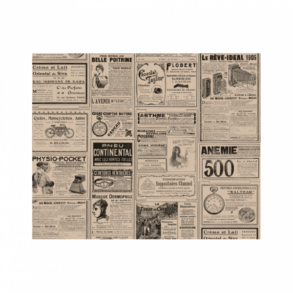 [CPFKT3138PAP] Feuilles Ingraissables Kraft "TIMES" 31x38cm 1000pcs