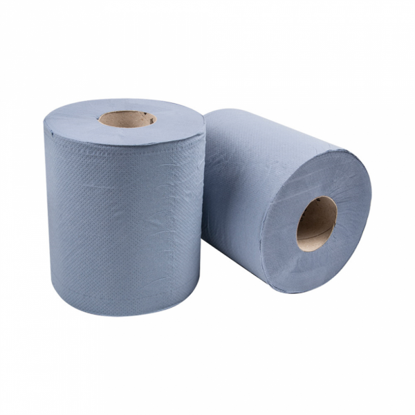 [CPRETBLMXPAP] Rouleau Essuie-Tout 2 Plis "Maxi Jumbo" Bleu 1x6pcs