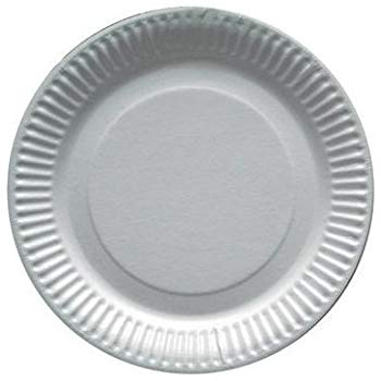 Kartonnen Borden Rond WIT 23cm 100st