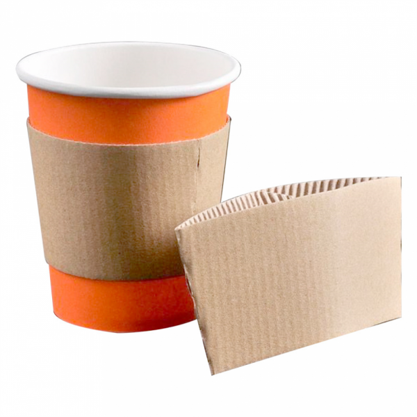 [CPBAG8PAP] Bague Gobelet Chaud Carton Brun 8/10oz 100pcs