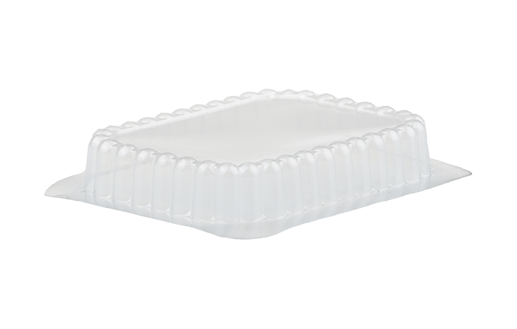 Deksel PET pour Aluminiumbak 500cc 1000st