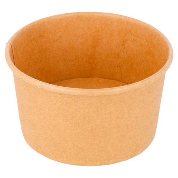 [CPPG180PAP] Pots Glace Kraft 180ml Ø8,7x5,2cm 50pcs