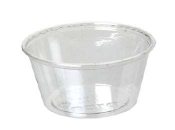 Sauspotjes 100ml/3,25oz PET 125st