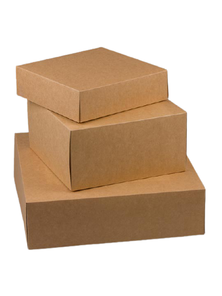 Taartdoos Kraft 15x15x5cm 100st