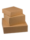 Taartdoos Kraft 15x15x5cm 100st