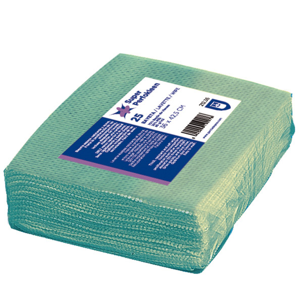 [CHLAV3642] Doeken "PERFOKLEEN" 36x42,5cm Groen 25st