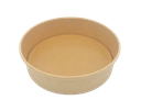 Saladier / Bowl Carton Brun Ø184mm 900ml 50pcs