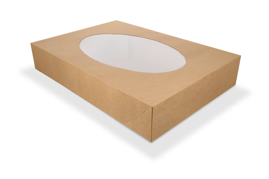 Boite Traiteur BIO + Couvercle 46x31x8cm 10pcs