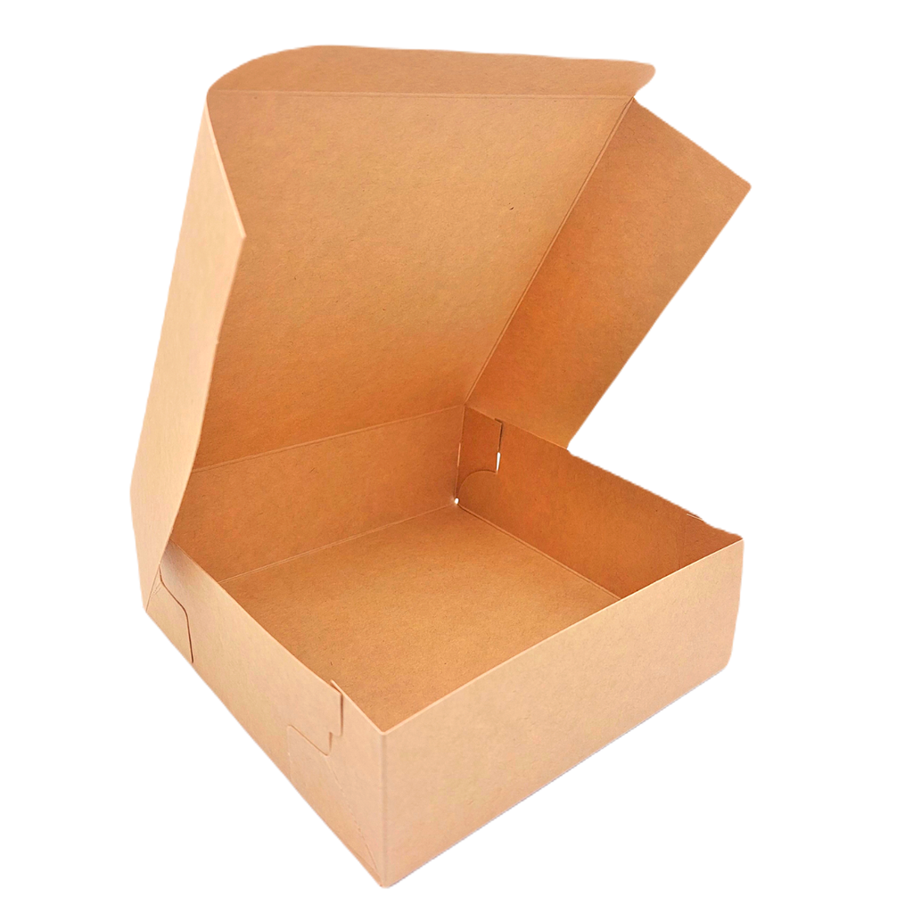 Taartdoos Kraft 21x21x8cm 25st